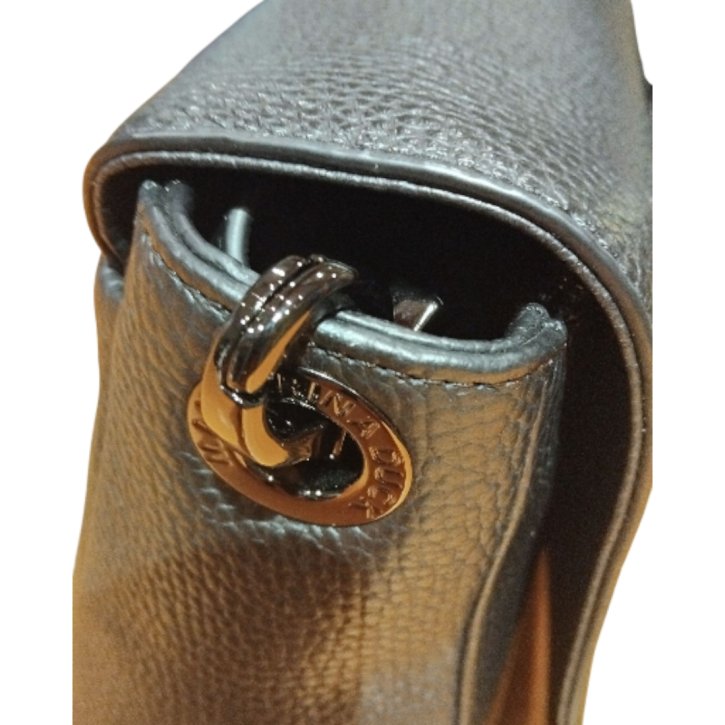 MANDARINA DUCK MELLOW LEATHER Handtasche nero